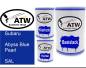 Preview: Subaru, Abyss Blue Pearl, SAL: 500ml Lackdose + 500ml Klarlack + 250ml Härter - Set, von ATW Autoteile West.